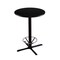 Holland Bar Stool Co 36" 211 Black Table, 30" dia. Top, Foot Ring 211-3036BW30RFTRG - alternate 1